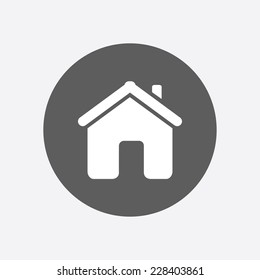 Vector Home Icon in flat style