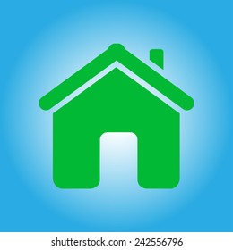 Vector Home Icon in flat style