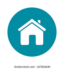 Vector Home Icon in flat style