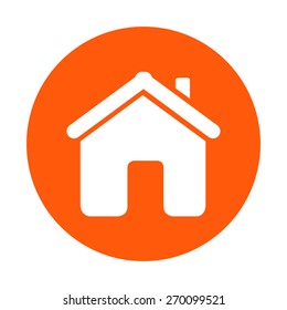 Vector Home Icon in flat style