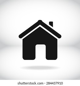 Vector Home Icon in flat style