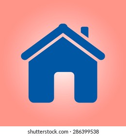 Vector Home Icon in flat style