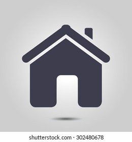 Vector Home Icon in flat style