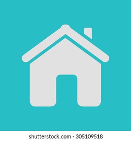Vector Home Icon in flat style