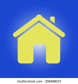 Vector Home Icon in flat style