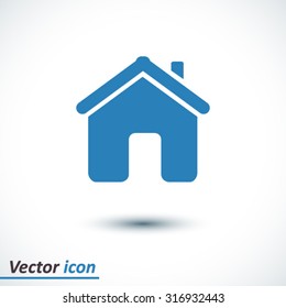Vector Home Icon in flat style