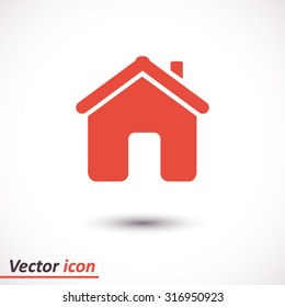 Vector Home Icon in flat style