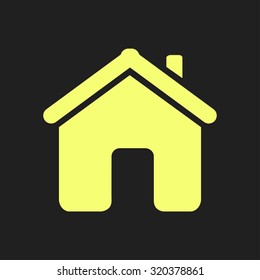 Vector Home Icon in flat style