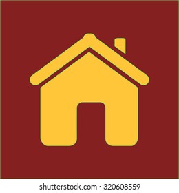 Vector Home Icon in flat style