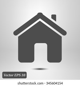 Vector Home Icon in flat style