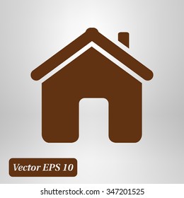Vector Home Icon in flat style