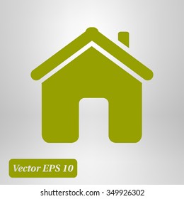 Vector Home Icon in flat style