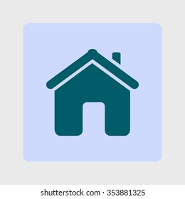 Vector Home Icon in flat style