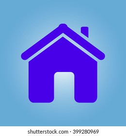 Vector Home Icon in flat style