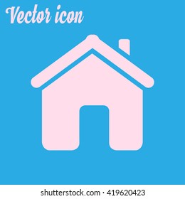 Vector Home Icon in flat style