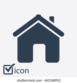 Vector Home Icon in flat style