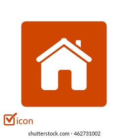 Vector Home Icon in flat style