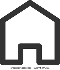 Icono de hogar del vector para diseño gráfico y web