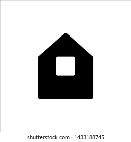 Vector home icon. symbol of house or building with trendy flat style icon for web site design, logo, app, UI isolated on white background