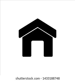 Vector home icon. symbol of house or building with trendy flat style icon for web site design, logo, app, UI isolated on white background