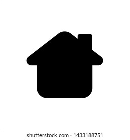 Vector home icon. symbol of house or building with trendy flat style icon for web site design, logo, app, UI isolated on white background
