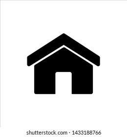 Vector home icon. symbol of house or building with trendy flat style icon for web site design, logo, app, UI isolated on white background