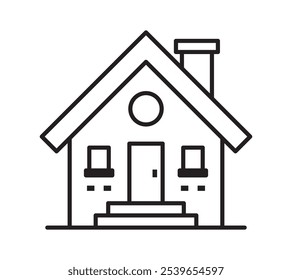 Vector Home Icon Symbol. House Icon Symbol