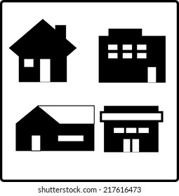 Vector home icons