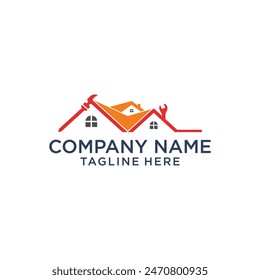 vector home and repair tools logo