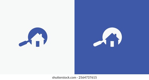 Vector Home Search Logo Design