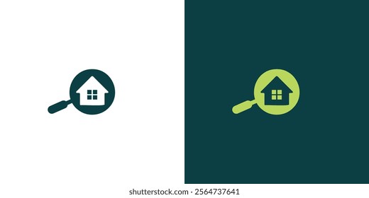 Vector Home Search Logo Design