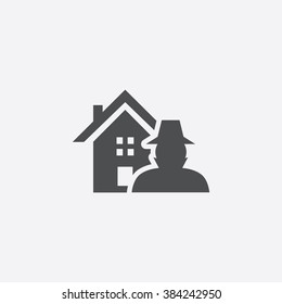Vector Home Thief Icon