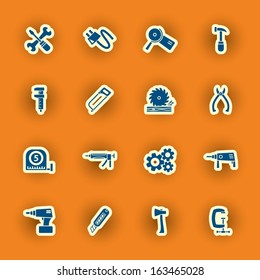 vector homebuilding and construction icons set