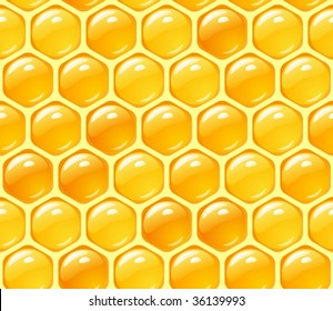 Vector honey background