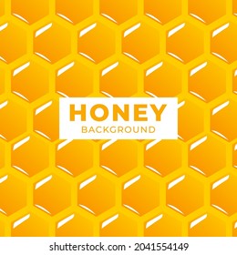 Vektor Honey Hintergrund 3D realistisch 