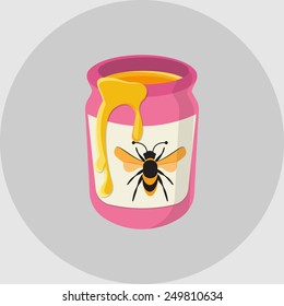 Vector Honey Jar 