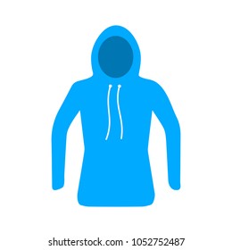 vector hoodie illustration - fashion sweater
