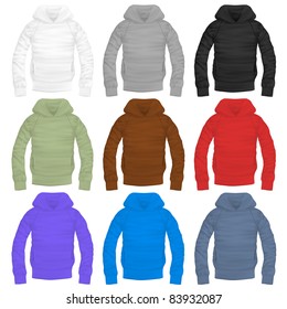 vector hoodie template