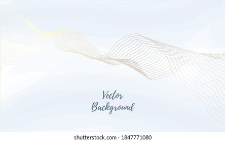 Vector horizontal abstract background in minimal style with space for text. Template.