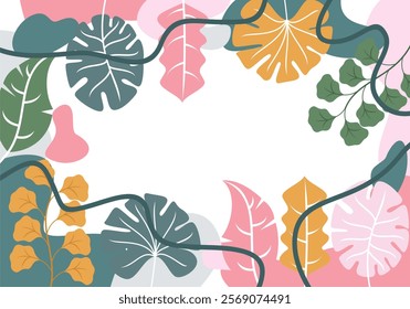 Vector horizontal abstract background with space for text