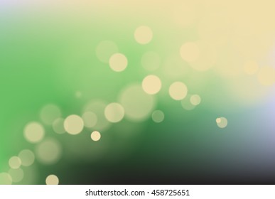 Vector horizontal abstract blurred grey background. Calm pale green blur fond. Cool neutral bokeh fond.