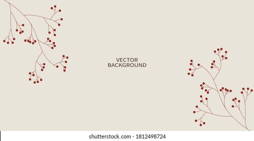 Vektorset abstrakter Hintergründe in minimalem Stil mit Platz für Text.