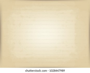 vector horizontal background of old beige postal paper. imitation of the old printing press. wide horizontal lines