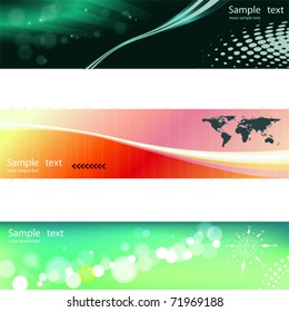 Vector Horizontal Banner