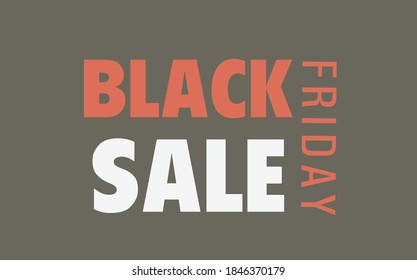  Vector horizontal banner for Black Friday.