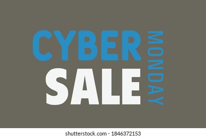 Banner horizontal vector para la venta del ciberlunes.