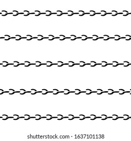 Vector with horizontal chain pattern.
Pencil illustration. Print for fabric.