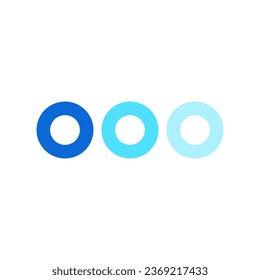 Vector horizontal ellipsis menu icon. Perfect for app and web interfaces, infographics, presentations, marketing, etc.