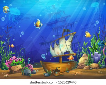 Ocean Cartoon Images, Stock Photos & Vectors 