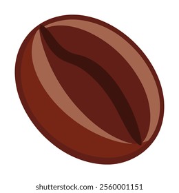 Vector horizontal seamless background with coffee beans.